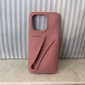 New! Rhode Pink Lipgloss Phone Case (iPhone 15 Pro)